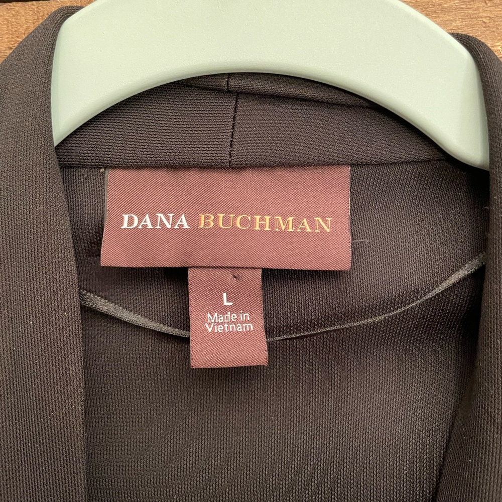Dana Buchman Black Open Front Cardigan - Picture 2 of 7